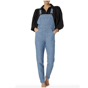NWT Revolve I WeWoreWhat Basic Overalls Cotton/Linen Denim